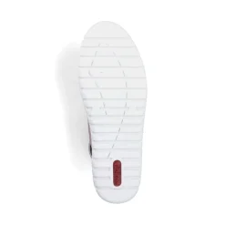 Hot Rieker Sznurowane Buty Damskie W Kolorze Krwistego Rozu