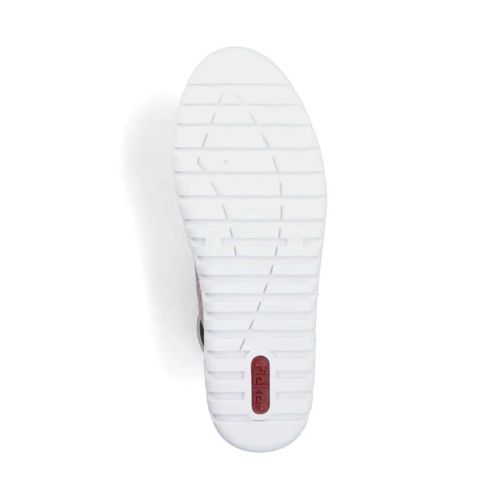 Hot Rieker Sznurowane Buty Damskie W Kolorze Krwistego Rozu