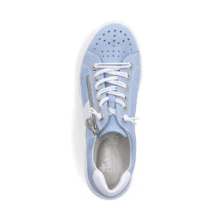 Best Rieker Sznurowane Buty Damskie W Kolorze Blekitno-Bialym
