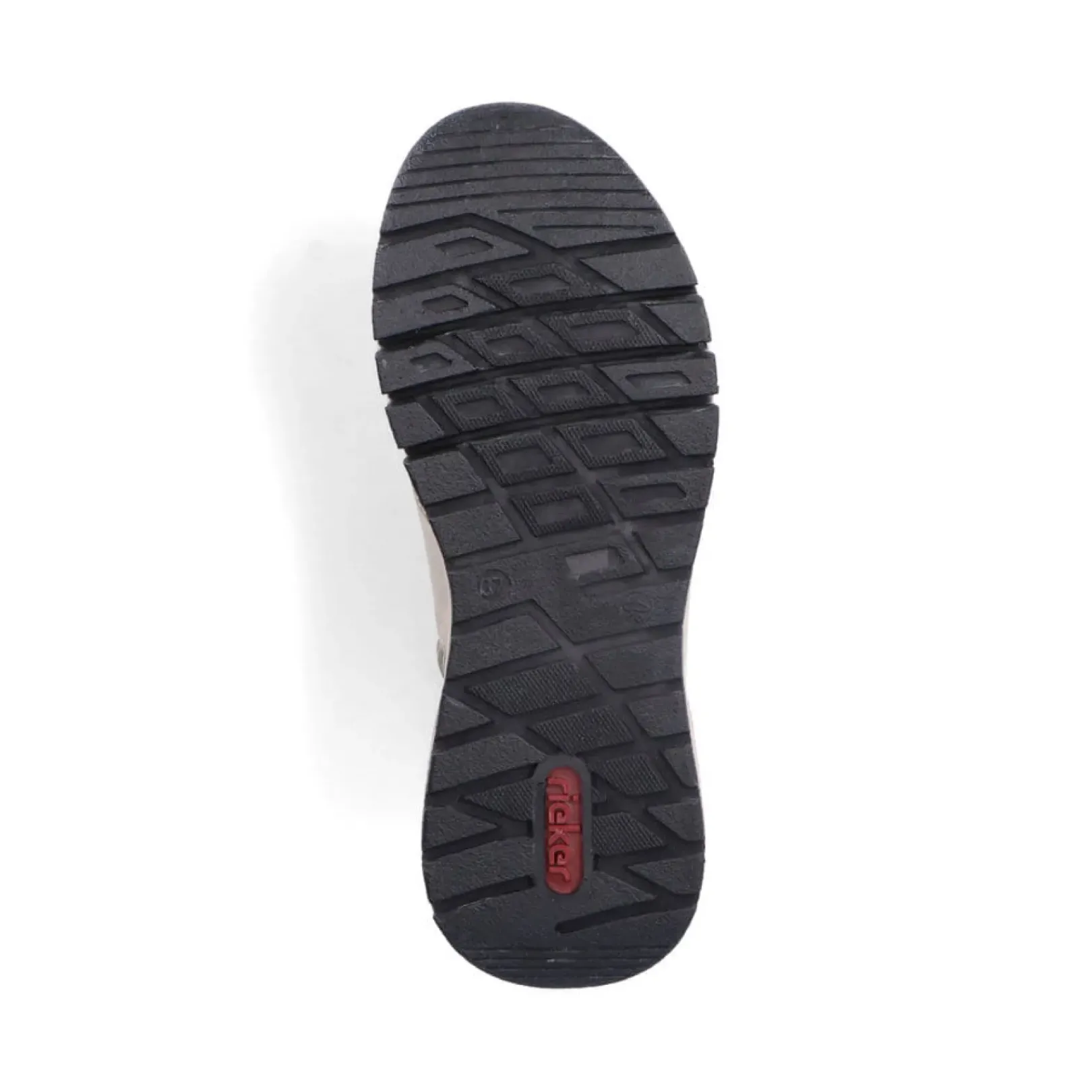 Outlet Rieker Sznurowane Buty Damskie W Kolorze Jasnego Bezu