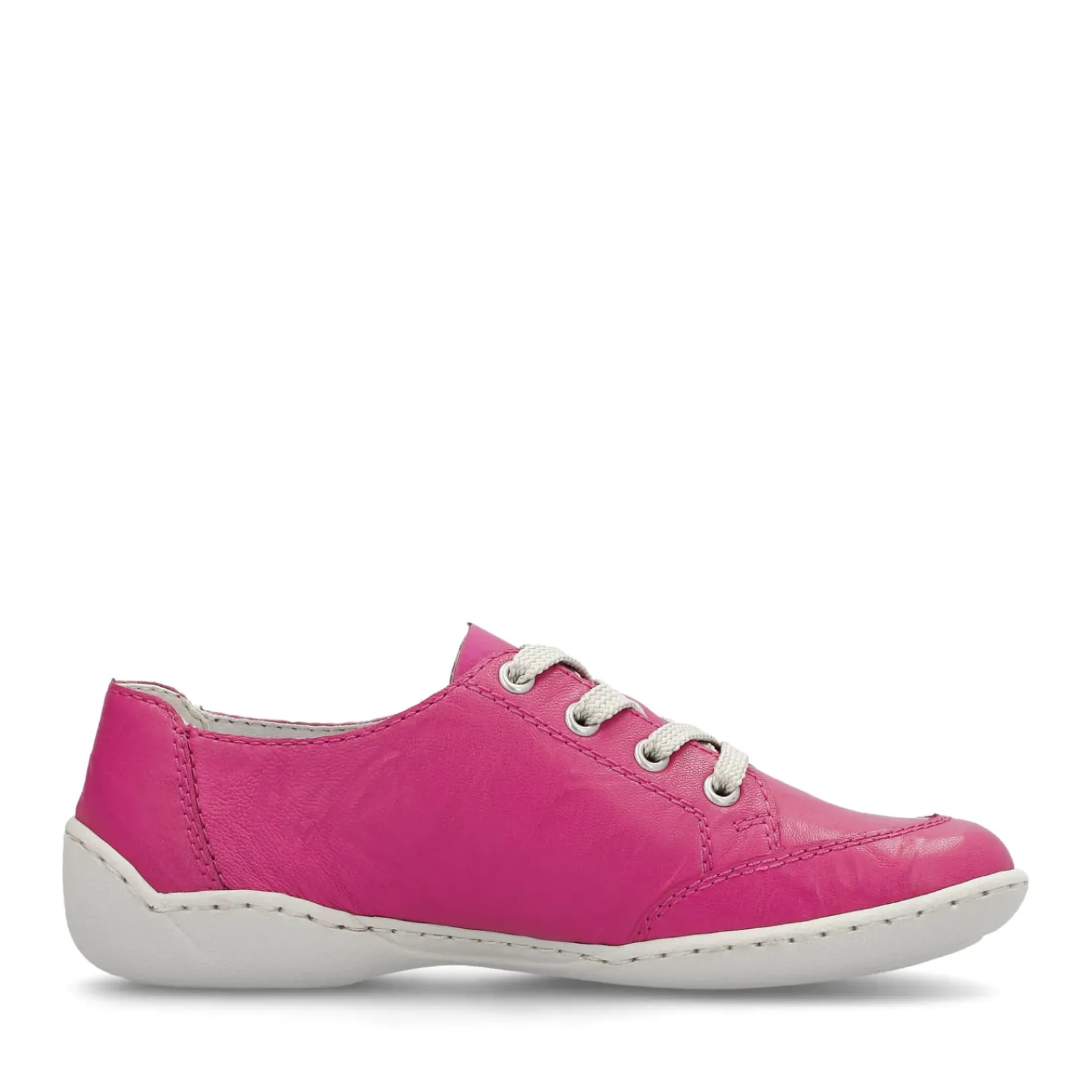 Clearance Rieker Sznurowane Buty Damskie W Kolorze Magenta