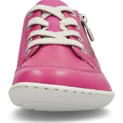 Clearance Rieker Sznurowane Buty Damskie W Kolorze Magenta
