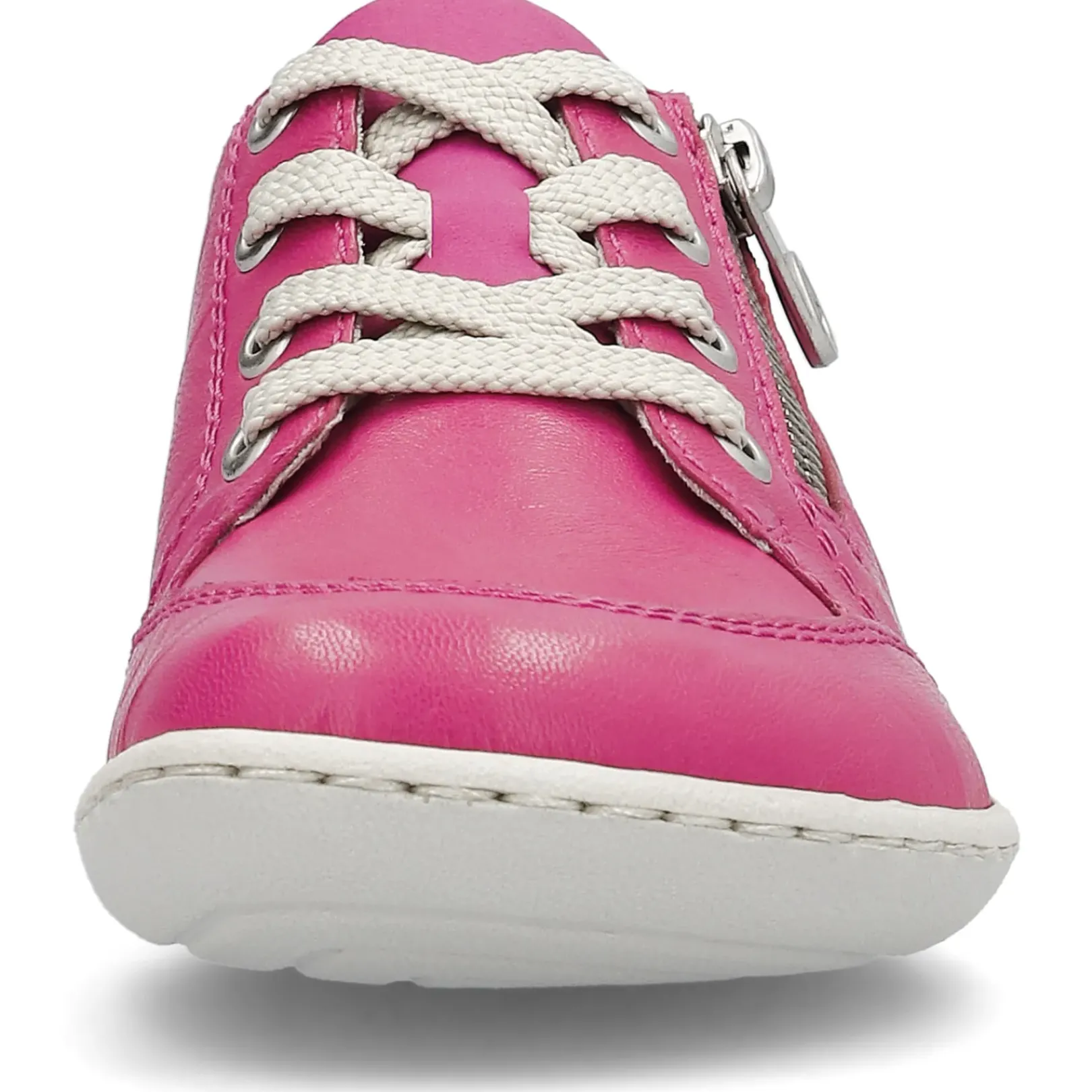 Clearance Rieker Sznurowane Buty Damskie W Kolorze Magenta