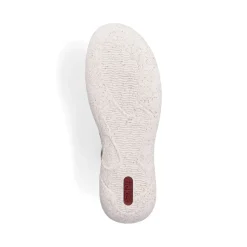 Online Rieker Sznurowane Buty Damskie W Kolorze Czystej Bieli