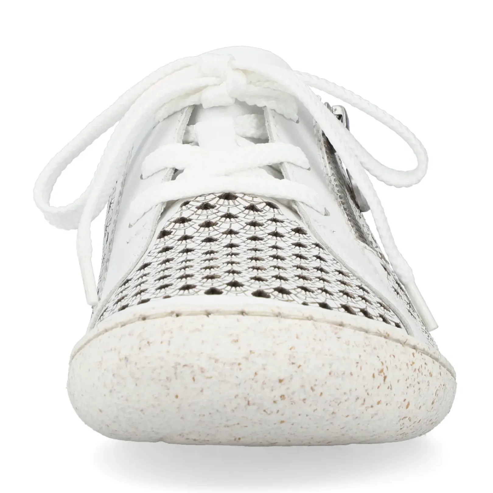 Online Rieker Sznurowane Buty Damskie W Kolorze Czystej Bieli