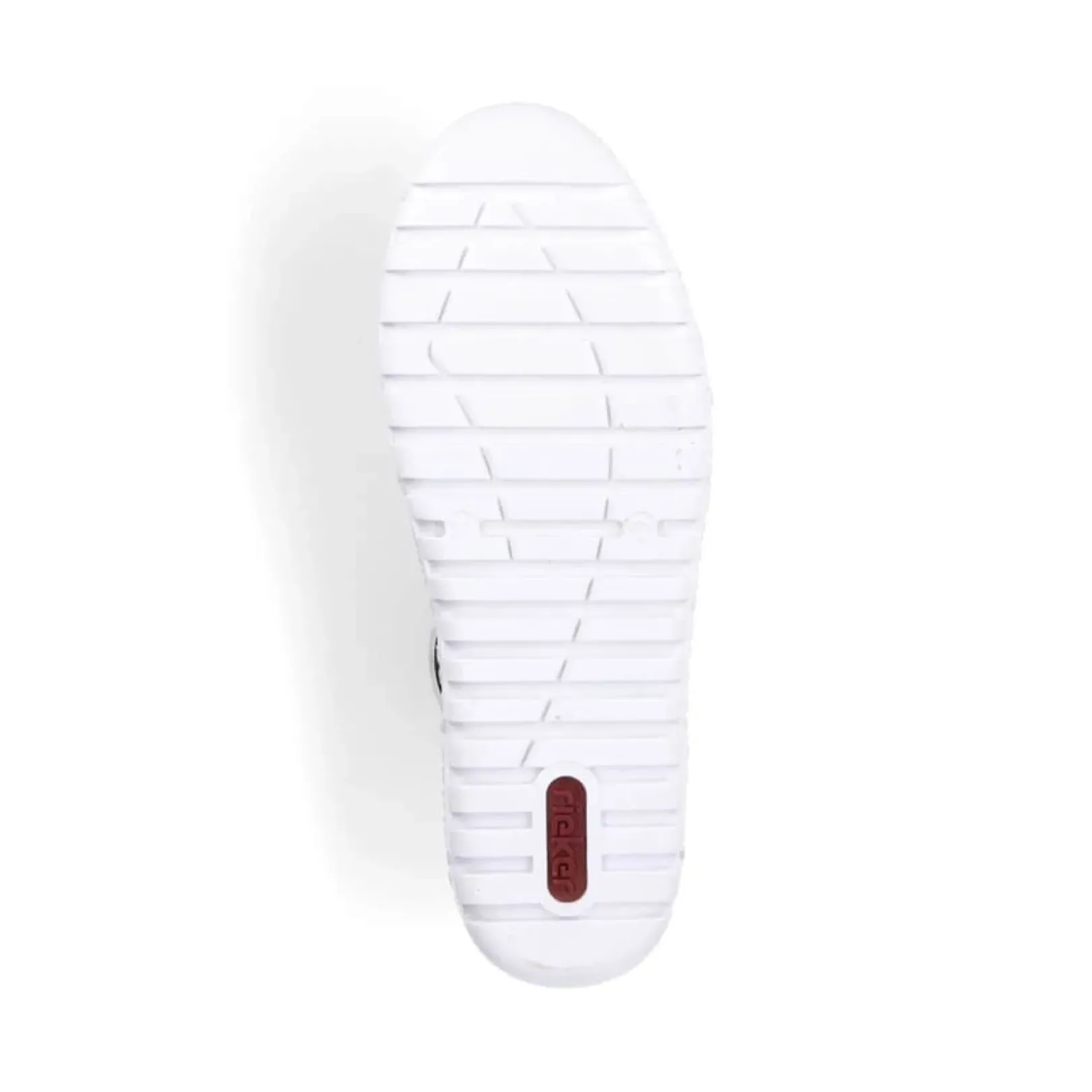 Hot Rieker Sznurowane Buty Damskie W Kolorze Perlowo-Bialym