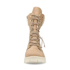Discount Rieker Sznurowane Buty Damskie Noisette