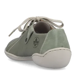 Clearance Rieker Sznurowane Buty Damskie W Kolorze Zielono-Szarym