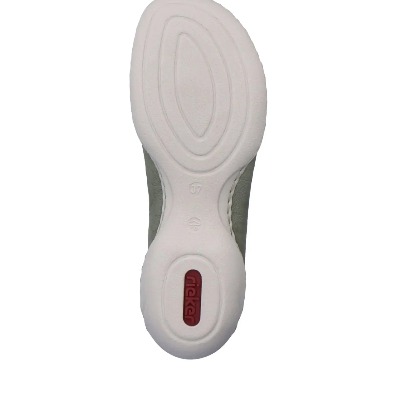 Clearance Rieker Sznurowane Buty Damskie W Kolorze Zielono-Szarym
