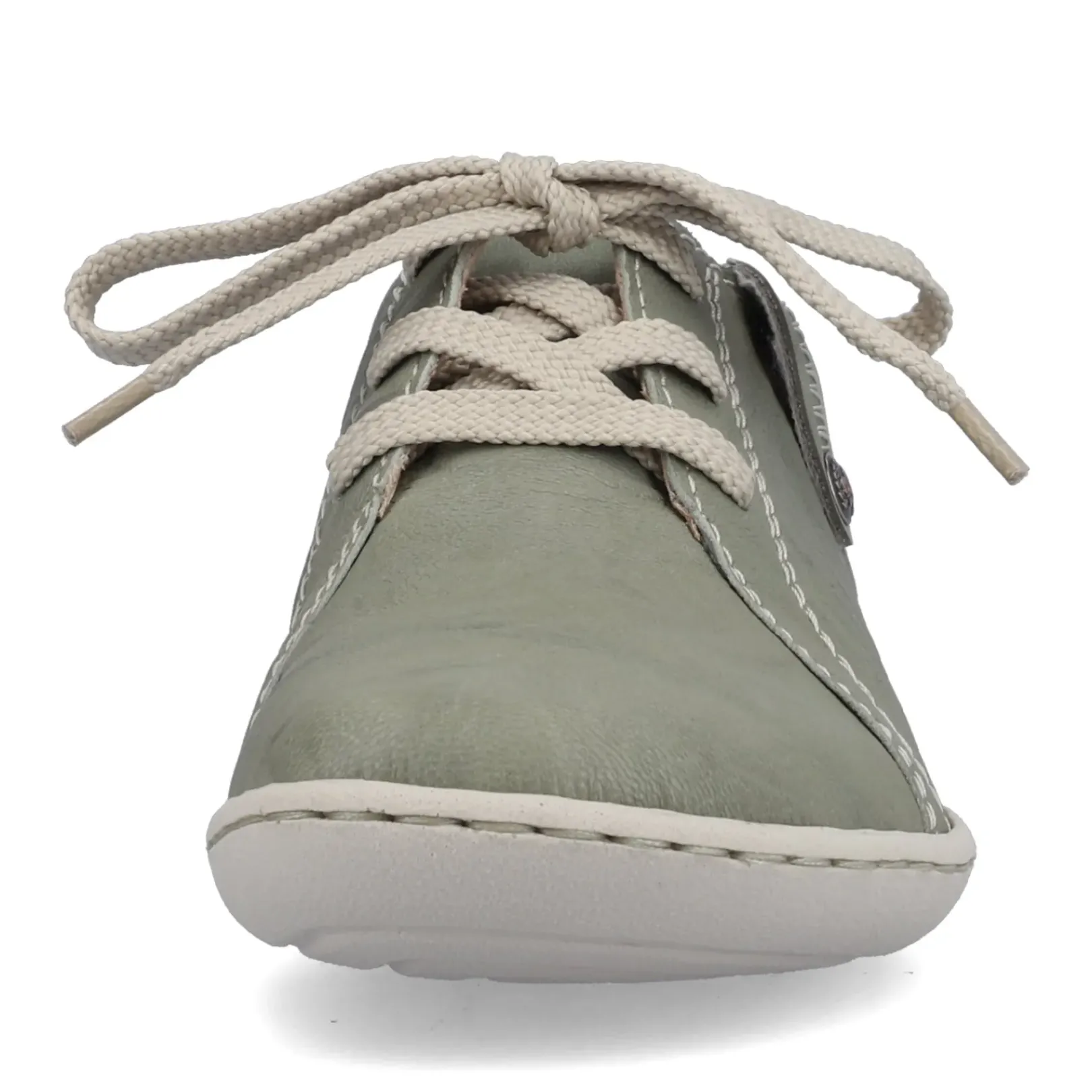 Clearance Rieker Sznurowane Buty Damskie W Kolorze Zielono-Szarym