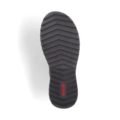 Outlet Rieker Sznurowane Buty Damskie W Kolorze Szaro-Zielonym