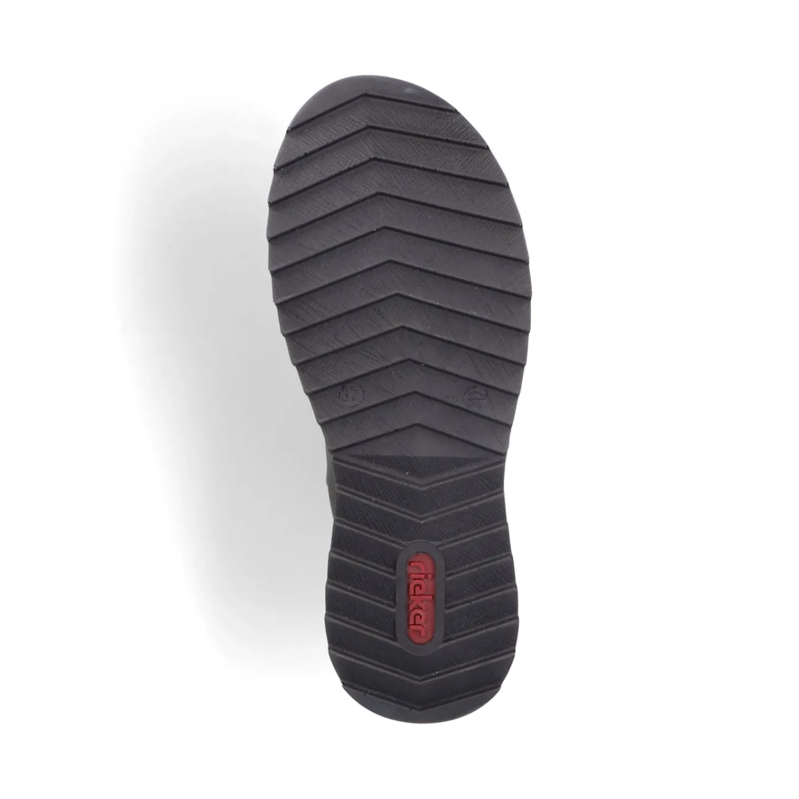 Outlet Rieker Sznurowane Buty Damskie W Kolorze Szaro-Zielonym