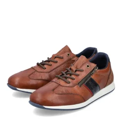 Best Rieker Sznurowane Buty Meskie W Kolorze Karmelowo-Brazowym
