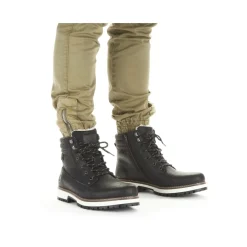 Clearance Rieker Sznurowane Buty Meskie W Kolorze Glebokiej Czerni
