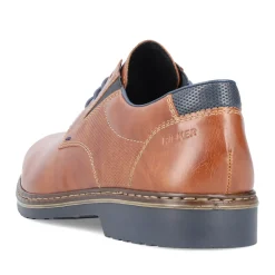 Clearance Rieker Sznurowane Buty Meskie W Kolorze Miedzianym
