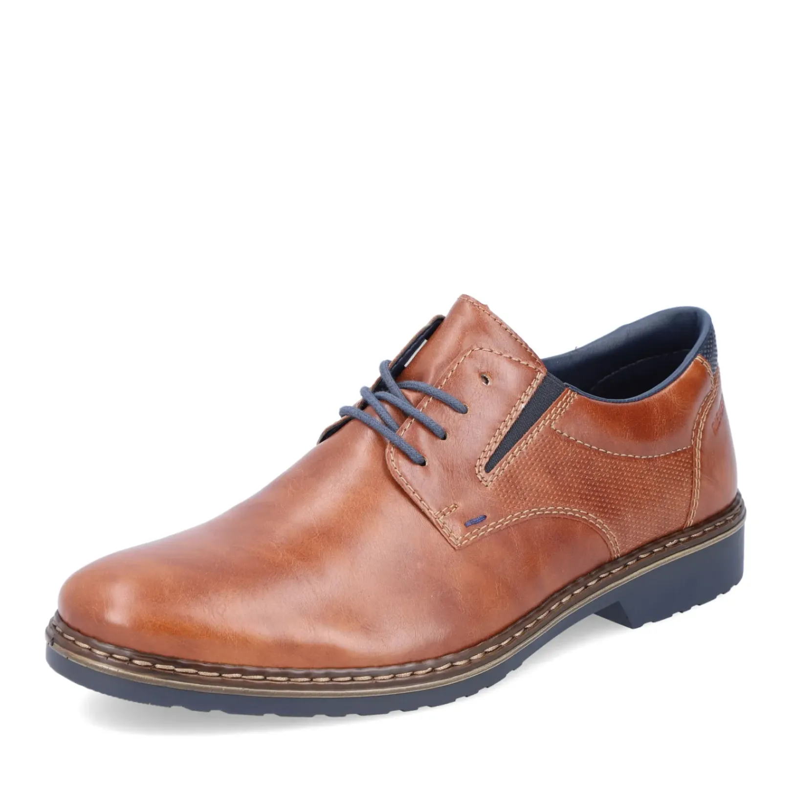 Clearance Rieker Sznurowane Buty Meskie W Kolorze Miedzianym