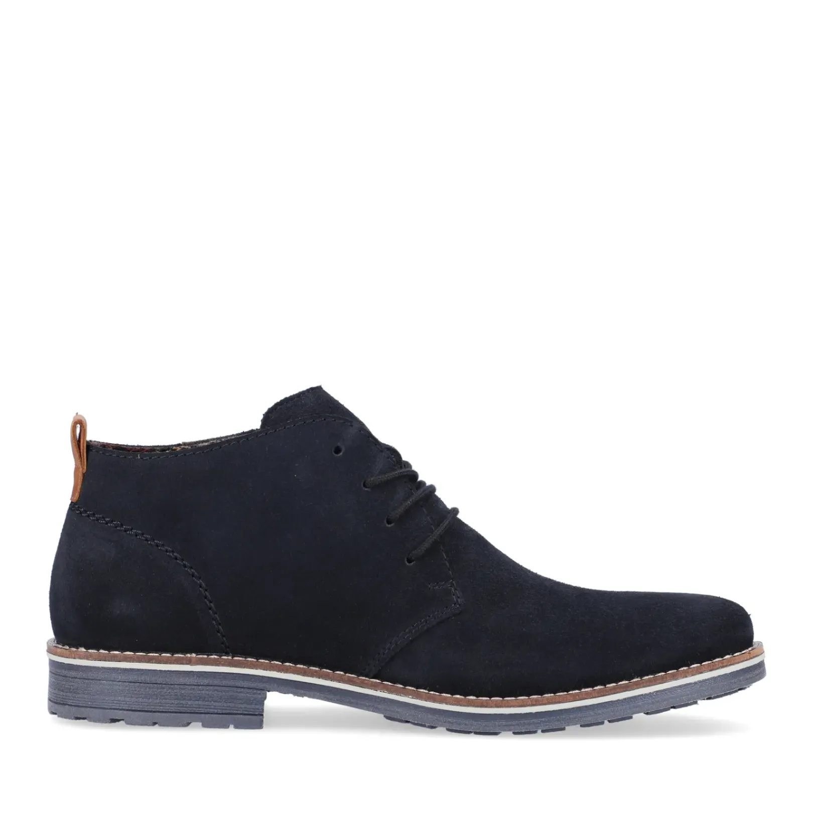 New Rieker Sznurowane Buty Meskie W Kolorze Granatowym
