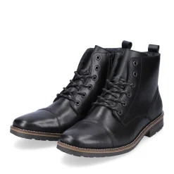 Online Rieker Sznurowane Buty Meskie W Kolorze Grafitowo-Czarnym