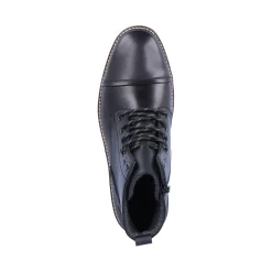 Online Rieker Sznurowane Buty Meskie W Kolorze Grafitowo-Czarnym