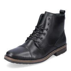 Online Rieker Sznurowane Buty Meskie W Kolorze Grafitowo-Czarnym
