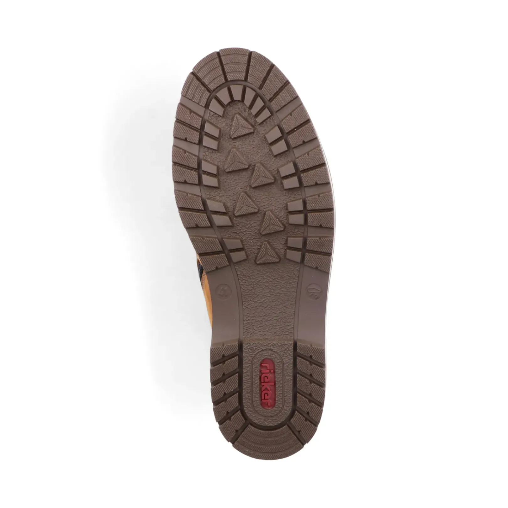 Fashion Rieker Sznurowane Buty Meskie W Kolorze Karmelowo-Brazowym
