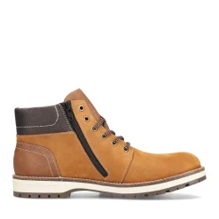 Fashion Rieker Sznurowane Buty Meskie W Kolorze Karmelowo-Brazowym