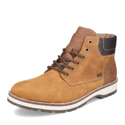 Fashion Rieker Sznurowane Buty Meskie W Kolorze Karmelowo-Brazowym