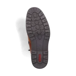 Fashion Rieker Sznurowane Buty Meskie W Kolorze Karmelowo-Brazowym