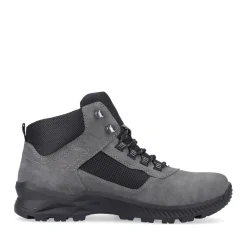 Fashion Rieker Sznurowane Buty Meskie W Kolorze Granitowo-Szarym