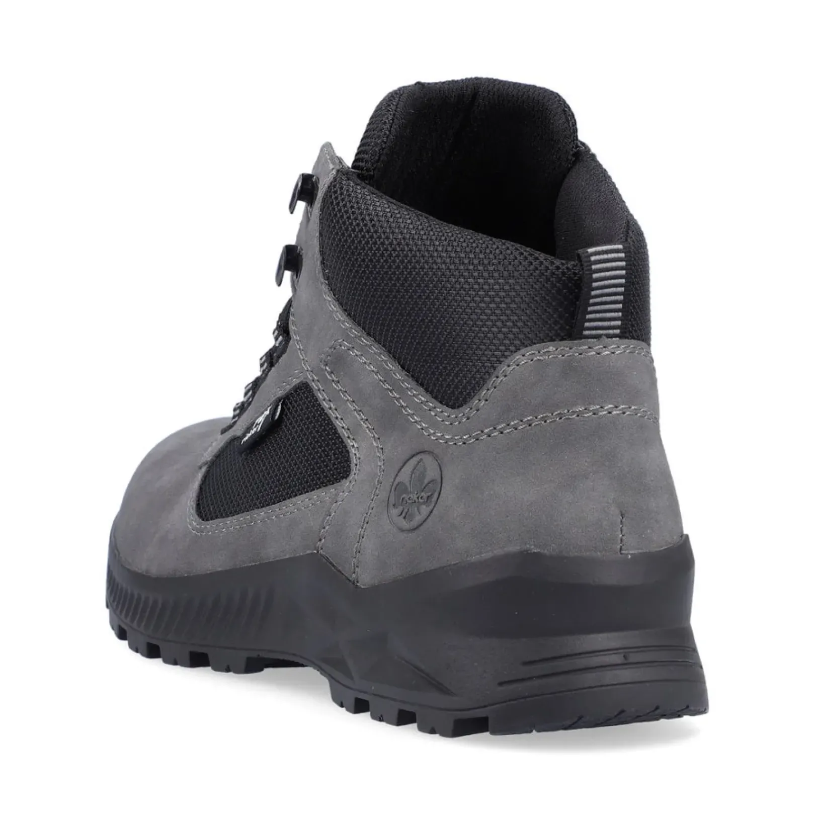 Fashion Rieker Sznurowane Buty Meskie W Kolorze Granitowo-Szarym