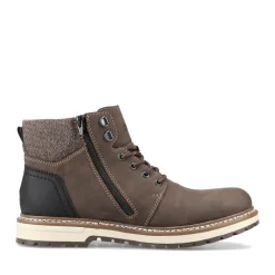 Clearance Rieker Sznurowane Buty Meskie W Kolorze Tabaczno-Brazowym