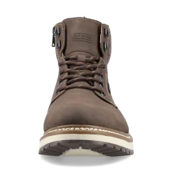 Clearance Rieker Sznurowane Buty Meskie W Kolorze Tabaczno-Brazowym