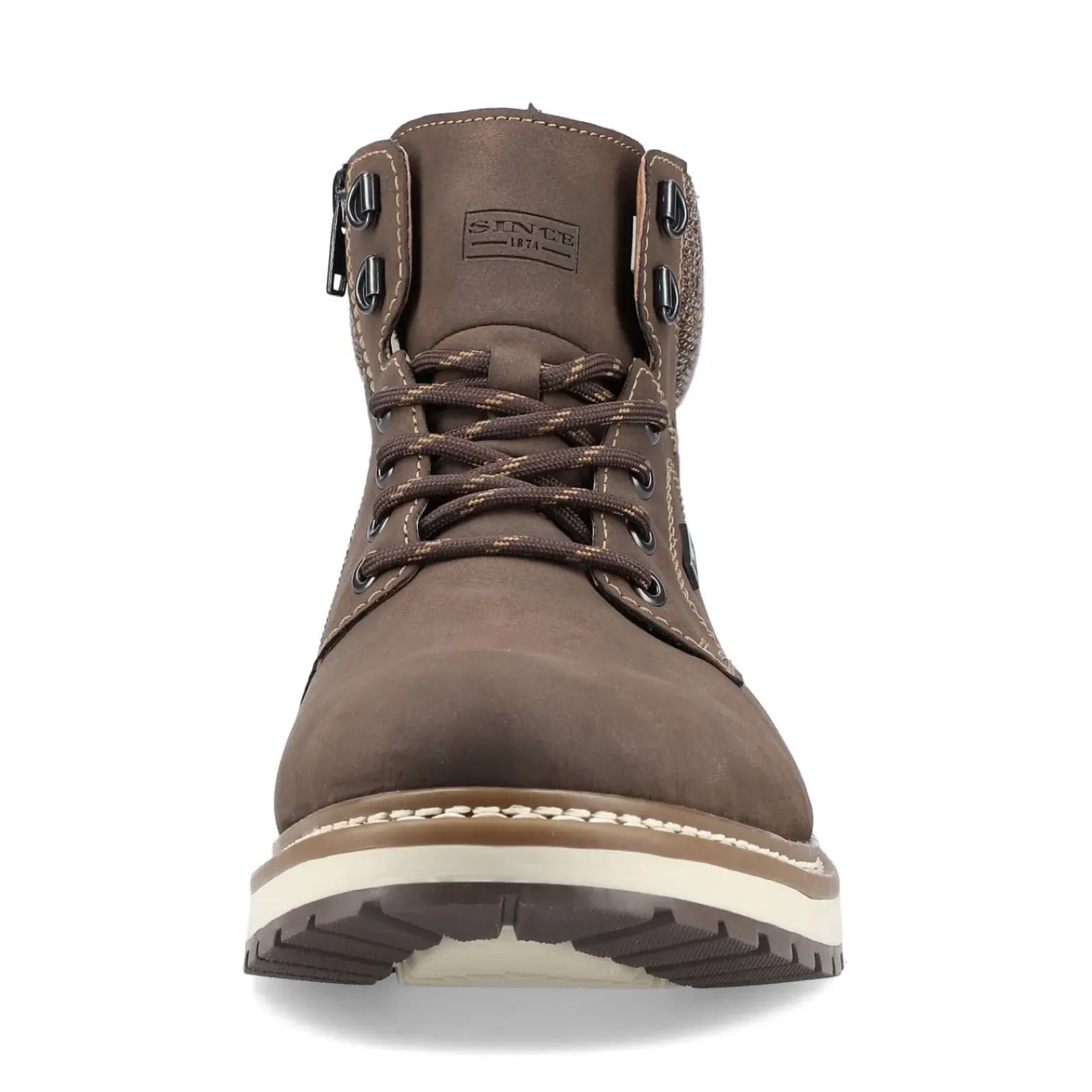 Clearance Rieker Sznurowane Buty Meskie W Kolorze Tabaczno-Brazowym