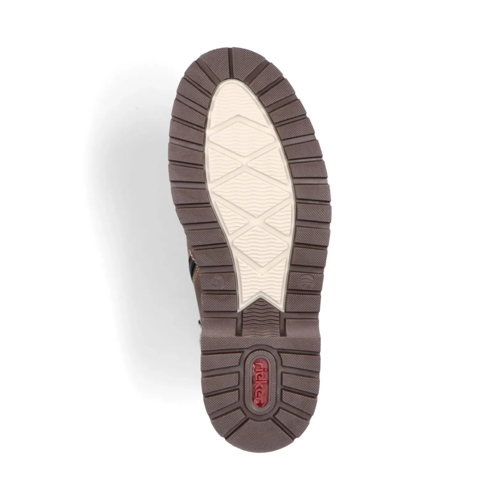 Clearance Rieker Sznurowane Buty Meskie W Kolorze Tabaczno-Brazowym
