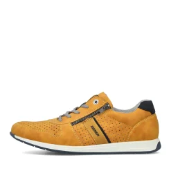 New Rieker Sznurowane Buty Meskie Slonecznikowo-Zolto-Granatowe