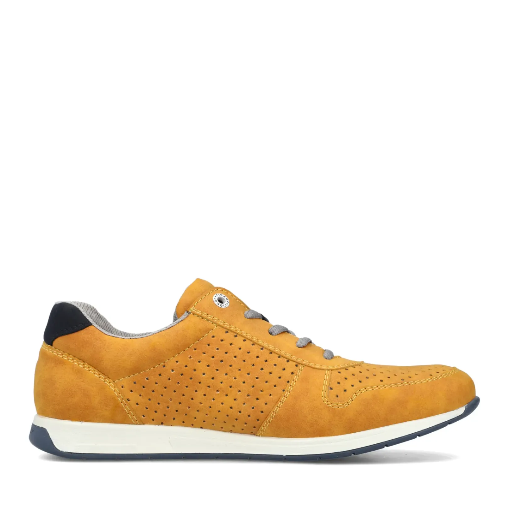 New Rieker Sznurowane Buty Meskie Slonecznikowo-Zolto-Granatowe