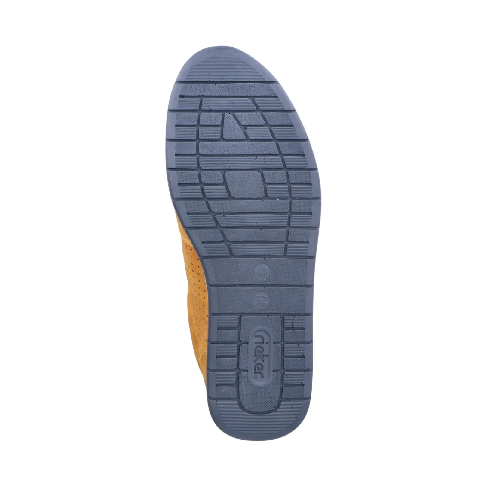 New Rieker Sznurowane Buty Meskie Slonecznikowo-Zolto-Granatowe