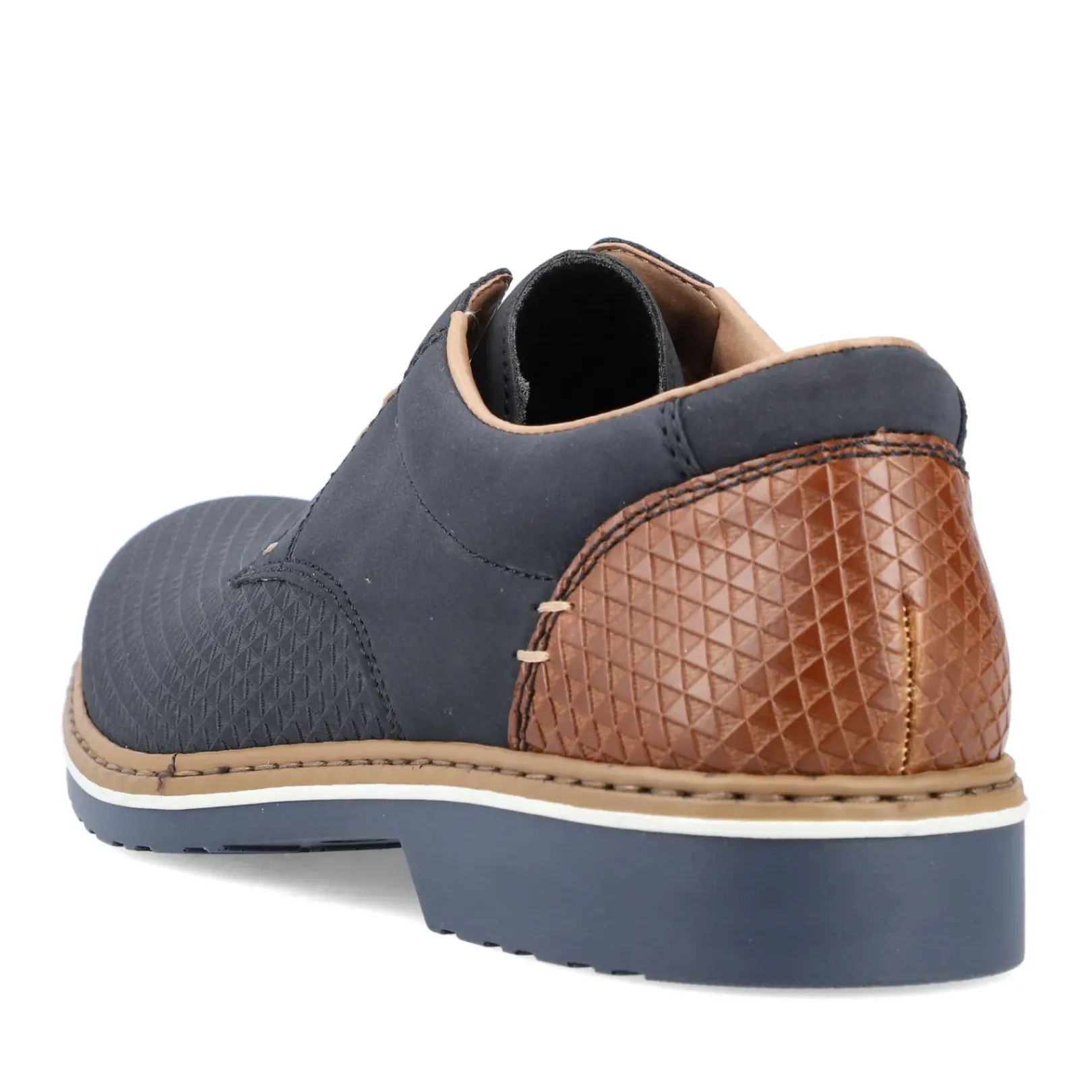 Discount Rieker Sznurowane Buty Meskie W Kolorze Granatowym