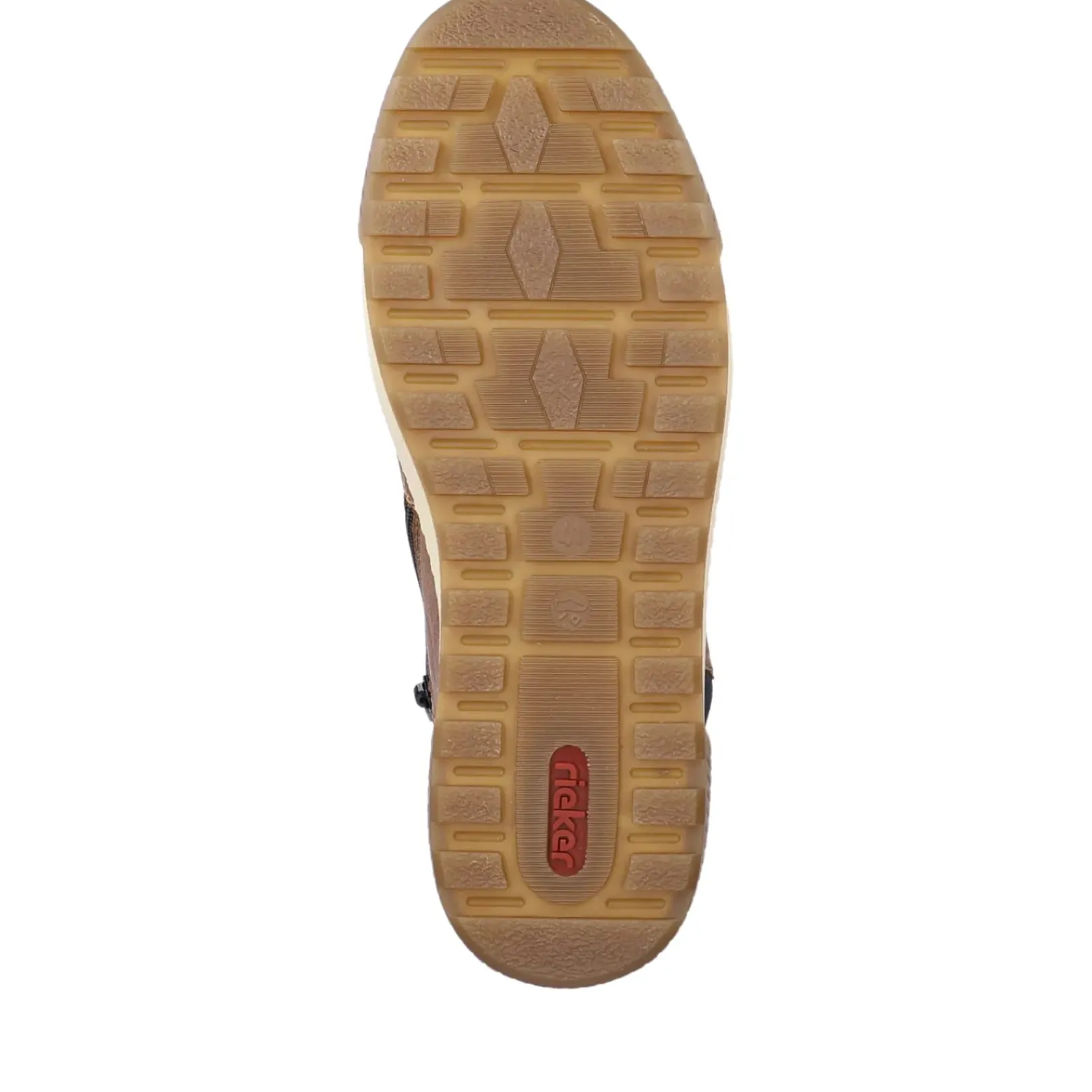 Clearance Rieker Sznurowane Buty Meskie W Kolorze Nugatowo-Brazowym