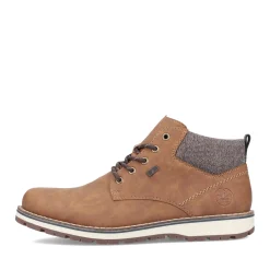 Best Rieker Sznurowane Buty Meskie W Kolorze Karmelowo-Brazowym