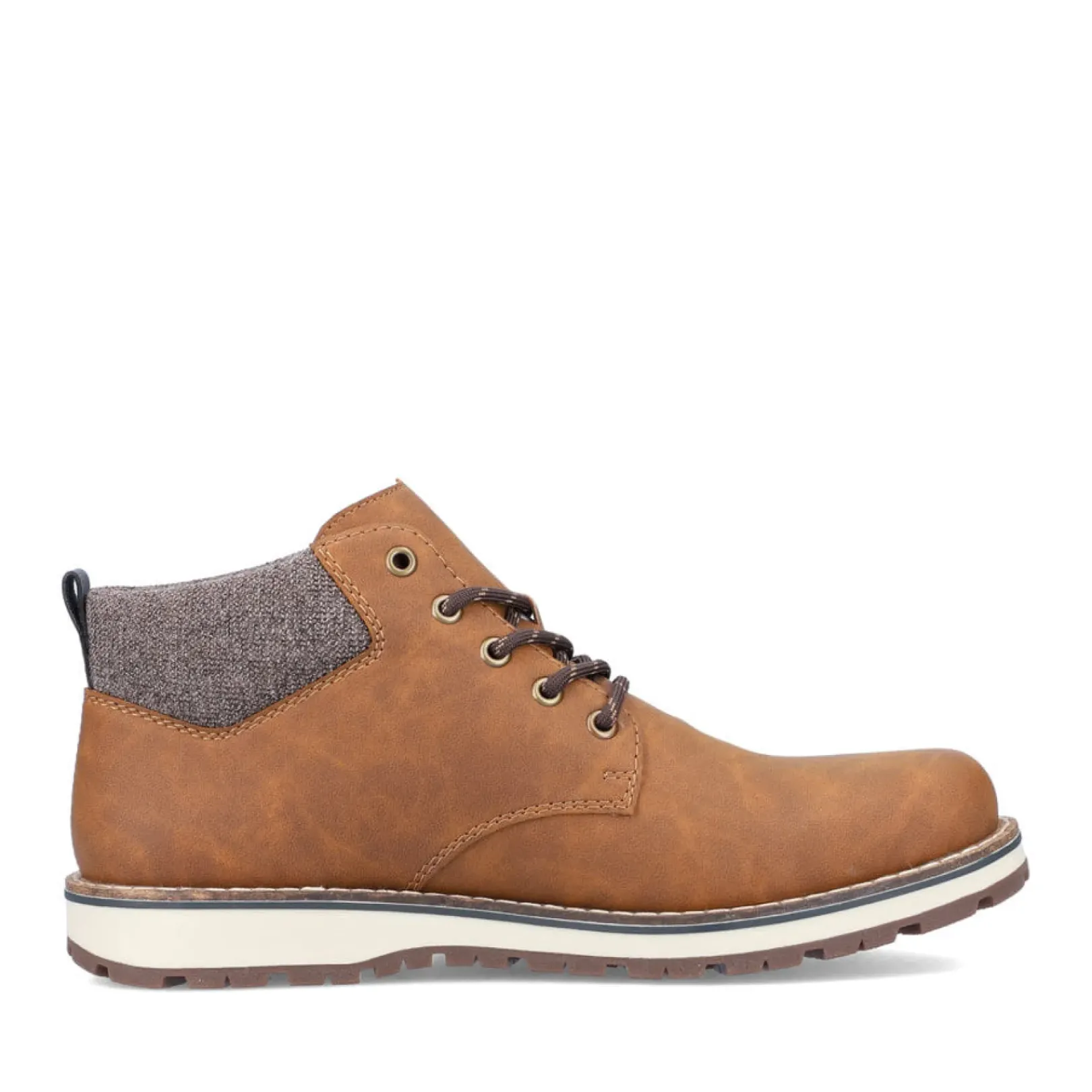 Best Rieker Sznurowane Buty Meskie W Kolorze Karmelowo-Brazowym