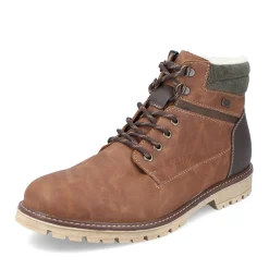 Best Rieker Sznurowane Buty Meskie W Kolorze Jasnobrazowym