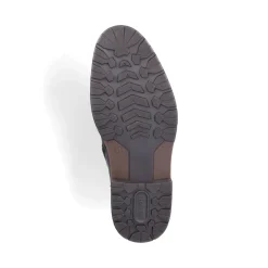 Outlet Rieker Sznurowane Buty Meskie W Kolorze Grafitowo-Czarnym