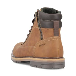 Clearance Rieker Sznurowane Buty Meskie W Kolorze Jasnobrazowym