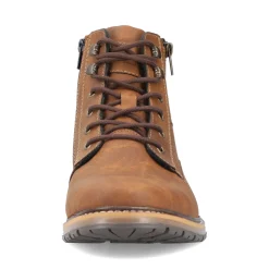 Clearance Rieker Sznurowane Buty Meskie W Kolorze Jasnobrazowym