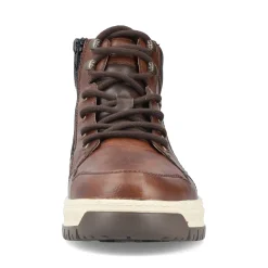 Hot Rieker Sznurowane Buty Meskie W Kolorze Orzechowego Brazu