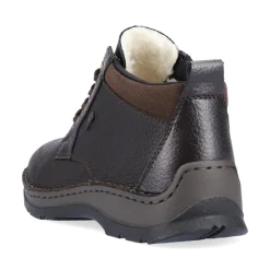 Fashion Rieker Sznurowane Buty Meskie W Kolorze Espresso W Kolorze Brazu
