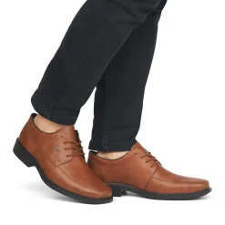 Clearance Rieker Sznurowane Buty Meskie W Kolorze Nugat Brazowym