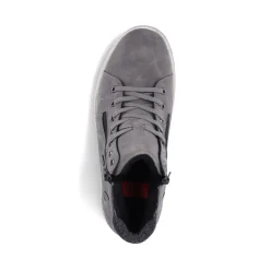 Online Rieker Sznurowane Buty Meskie W Kolorze Ksiezycowej Szarosci