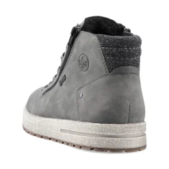 Online Rieker Sznurowane Buty Meskie W Kolorze Ksiezycowej Szarosci